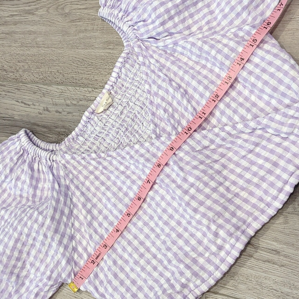 Sim&Sam Lavender Cropped Top - Picture 7 of 8